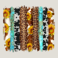Western Cowhide Leopard Turquoise Brushstrokes Heavy Core Tee | Teevron