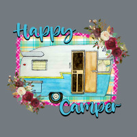 Happy Camper With Flowers Heavyweight Sweatshirt | Teevron