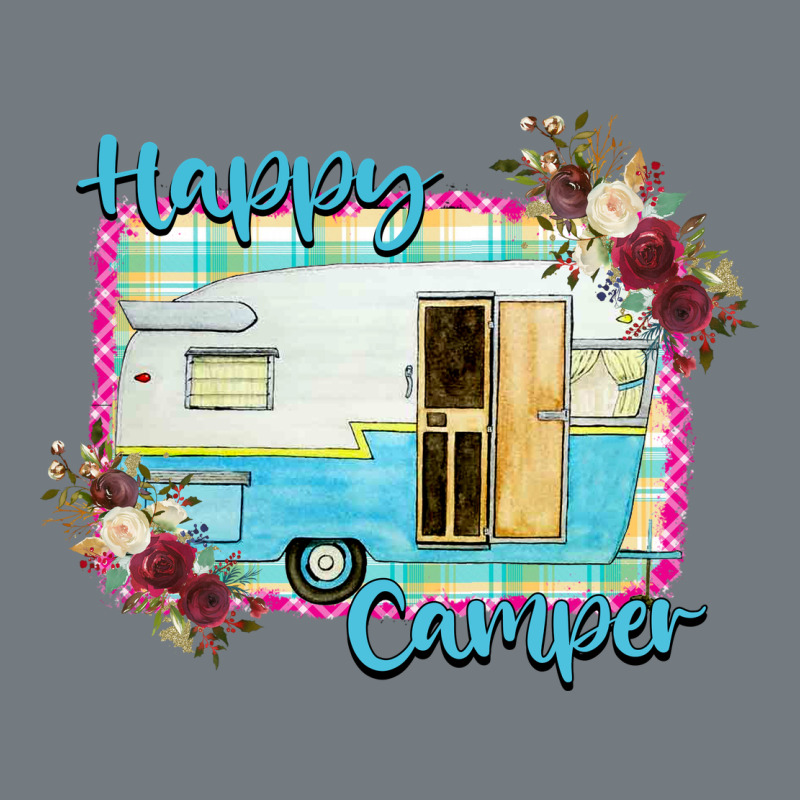 Happy Camper With Flowers Heavyweight Sweatshirt by Bettercallsaul | Teevron