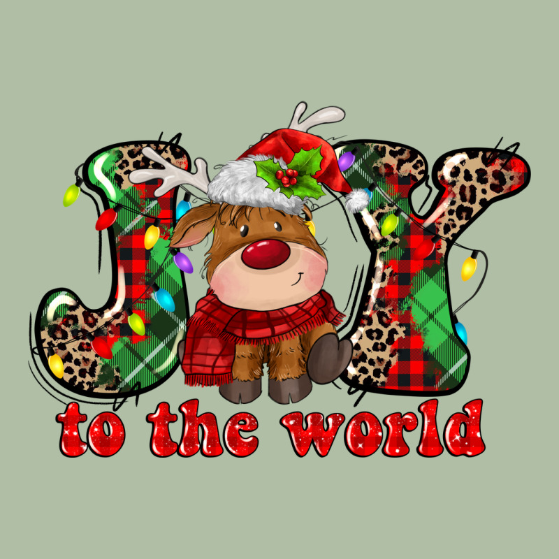 Joy To The World Christmas Deer Urban Heavy Tee by MaliasSmallBusiness | Teevron