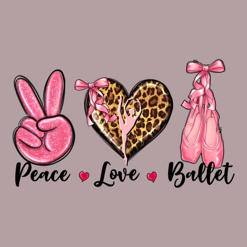 Peace Love Ballet Vintage Hoodie by NancyCooperArtShop | Teevron