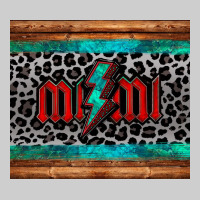 Leopard Lightning Bolt Mimi Mother's Day Premium Tee | Teevron