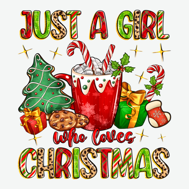 Just A Girl Who Loves Christmas Urban Heavy Tee by MaliasSmallBusiness | Teevron