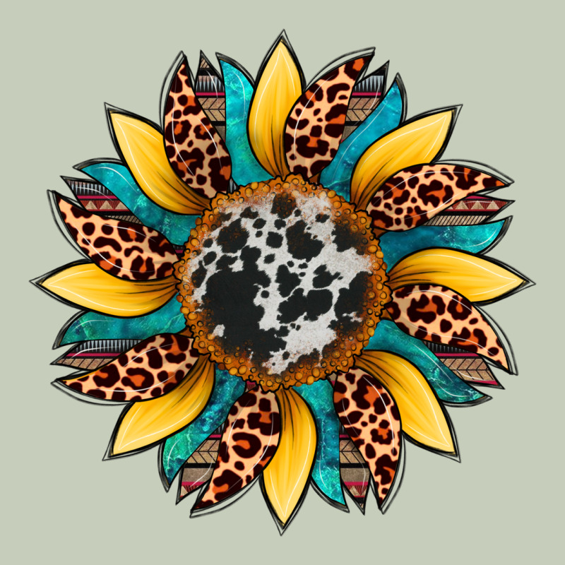 Sunflower Cowhide Leopard Long Sleeve Tee by Artiststas | Teevron