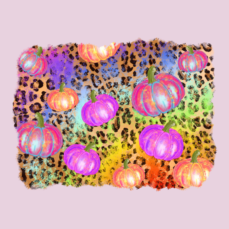 Colourful Pumpkin Background Ladies Tee by AdoDesignShop | Teevron
