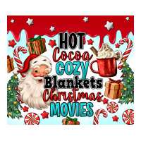 hot cocoa cozy blankets christmas movies tumbler | Teevron