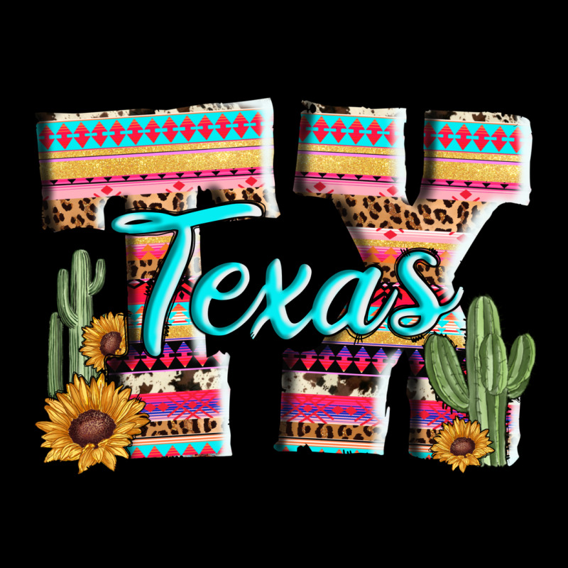 Texas Tx Aztec Cactus Leopard Heavy Core Tee by AdoDesignShop | Teevron