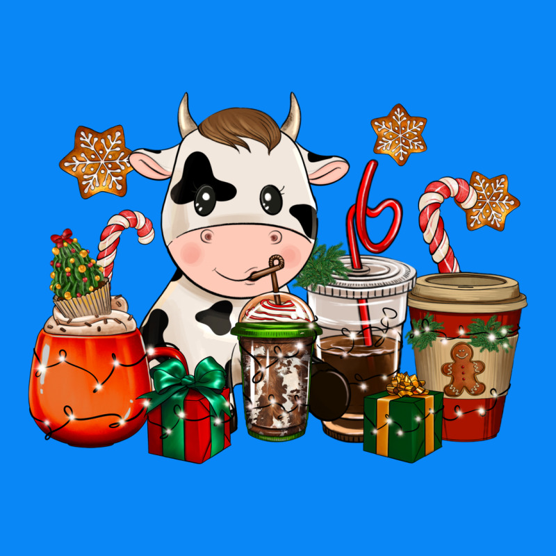 Cow Coffee Cups Christmas Zipper Hoodie by CowGirlArtShop | Teevron