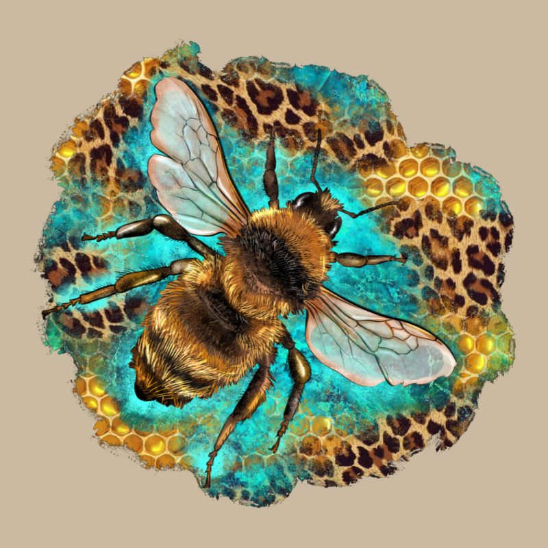 Leopard Honeycomb With Bee Long Sleeve Tee by Artiststas | Teevron
