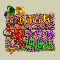 Mardi Gras Vibes Crawfish Mask And Fleur De Lis Heavy Core Tee | Teevron