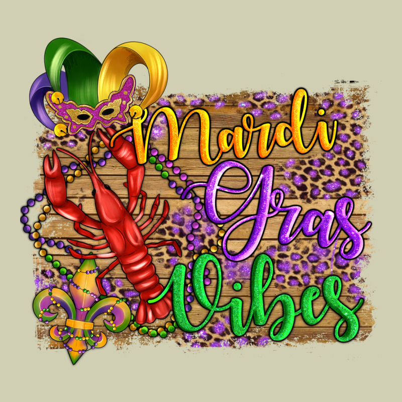 Mardi Gras Vibes Crawfish Mask And Fleur De Lis Heavy Core Tee by Artiststas | Teevron