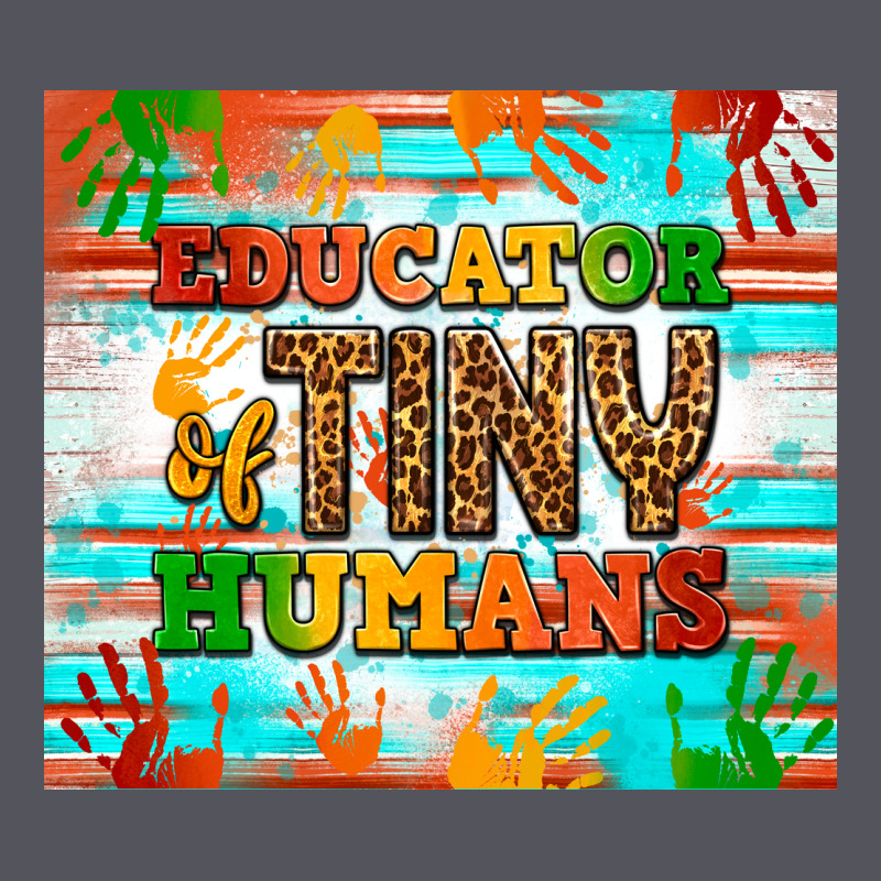 Educator Of Tiny Humans Vintage Hoodie by NancyCooperArtShop | Teevron
