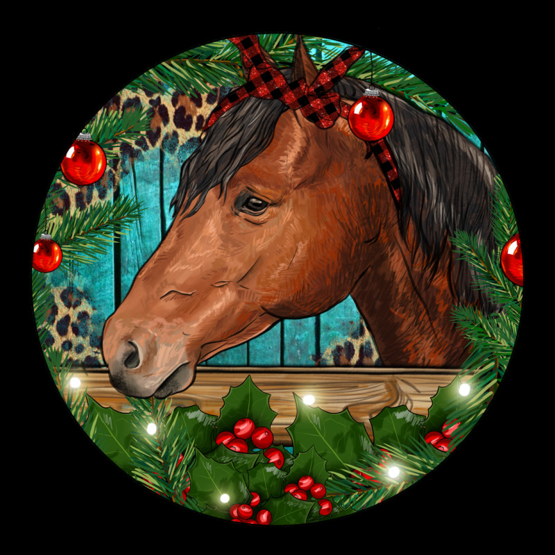 Western Horse Christmas Ladies Tee by RanaPortraitStore | Teevron