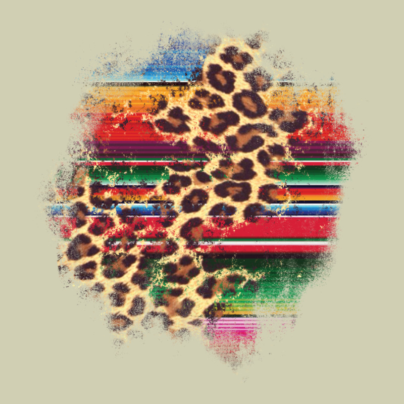 Serape Leopard Patch Heavy Core Tee by AdoDesignShop | Teevron