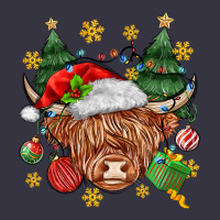 Christmas Highland Cow Vintage Hoodie | Teevron