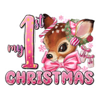my first christmas pink reindeer | Teevron