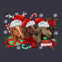 Christmas Horses Vintage Hoodie | Teevron