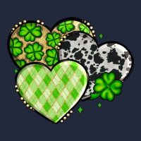 St. Patrick's Day Cowhide Hearts Premium Sweatshirt | Teevron