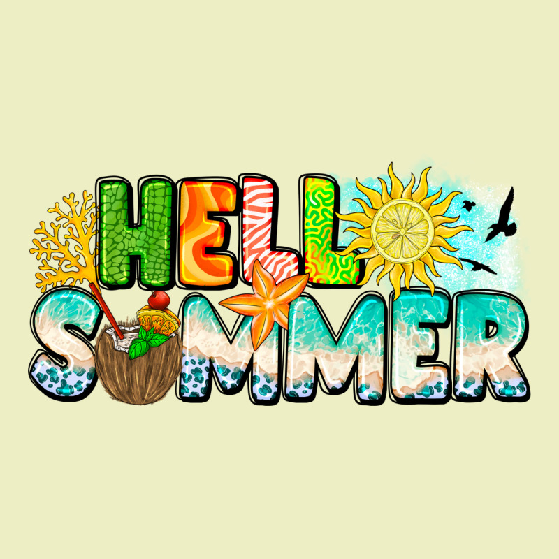 Hello Summer Urban Hoodie by CowhideDigitalArt | Teevron