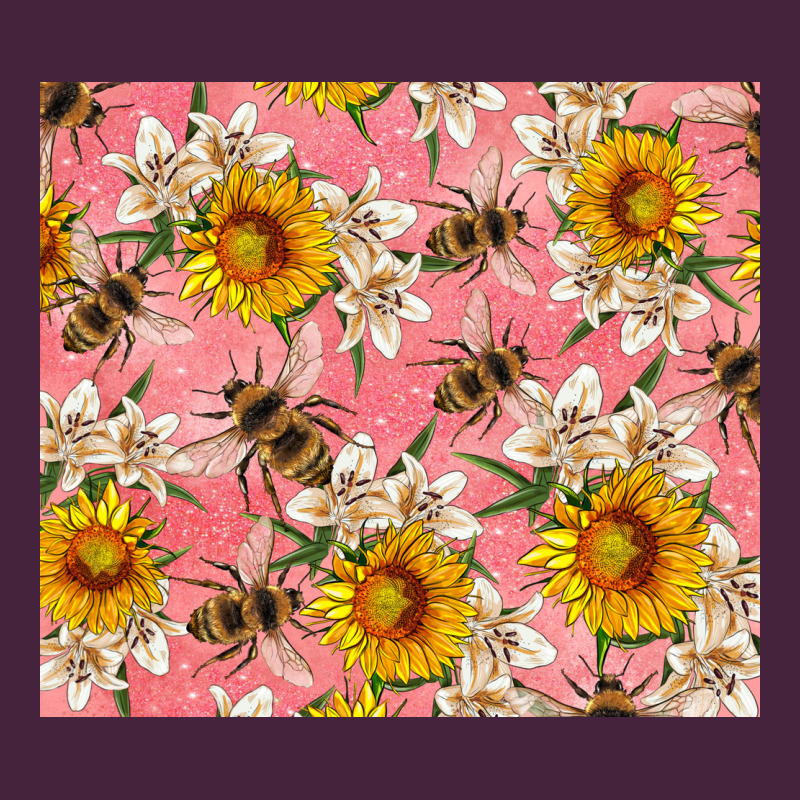 Bees And Flowers Long Sleeve Tee by Artiststas | Teevron