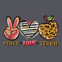 Peace Love Teach Vintage Hoodie | Teevron