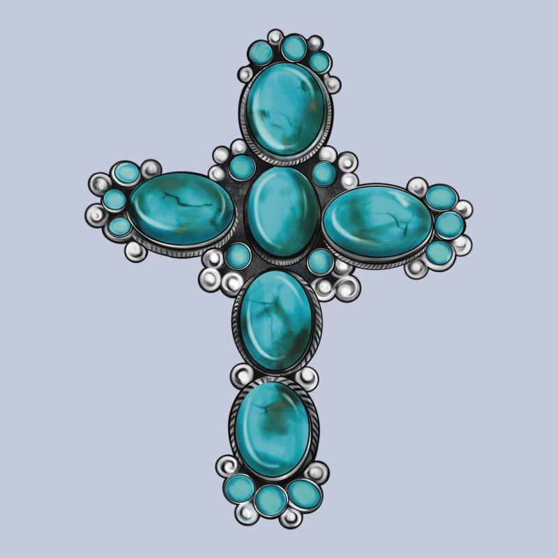 Western Gemstone Cross Long Sleeve Tee by Artiststas | Teevron
