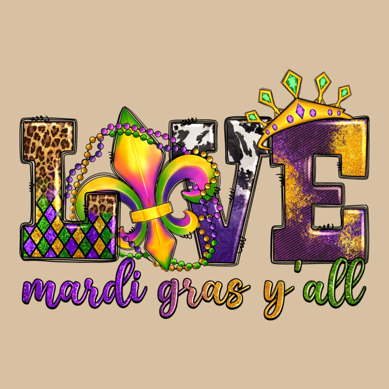 Love. Ardi Gras Y'all Heavyweight Hoodie by OliviaCreatesArt | Teevron