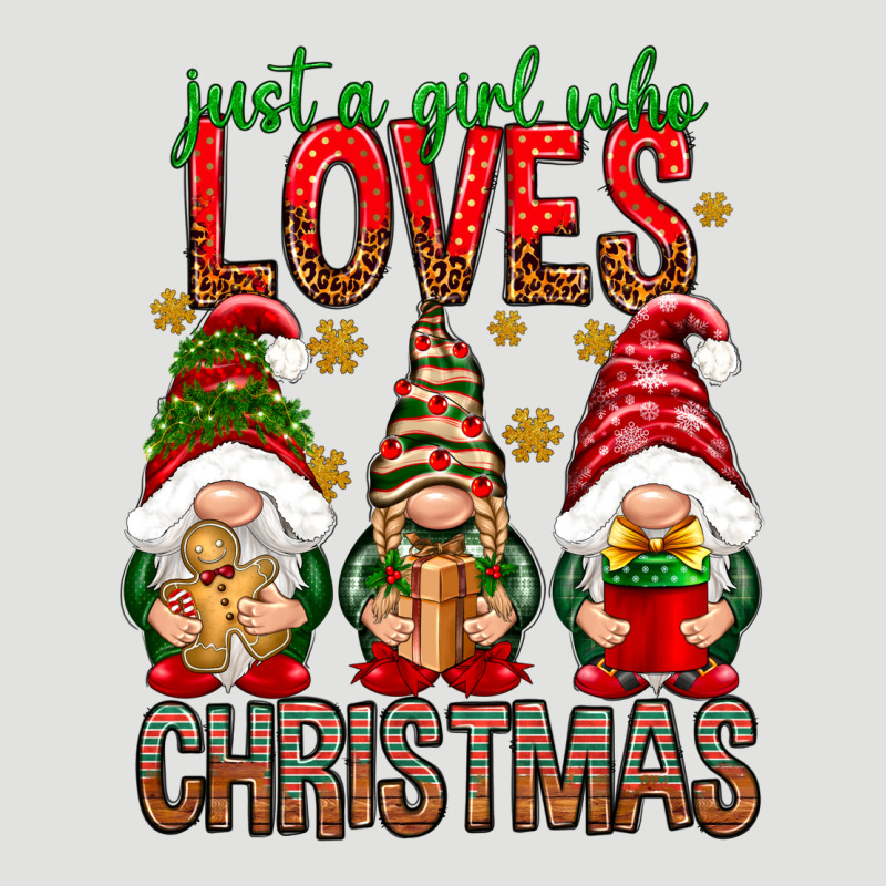 Just A Girl Who Loves Christmas Classic Tee by NancyCooperArtShop | Teevron