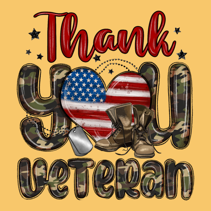 Thank You Veteran Vintage Hoodie by MaliasSmallBusiness | Teevron