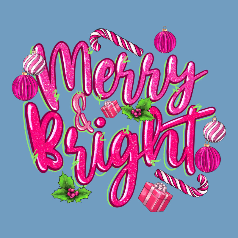 Merry And Bright Urban Heavy Tee by MaliasSmallBusiness | Teevron