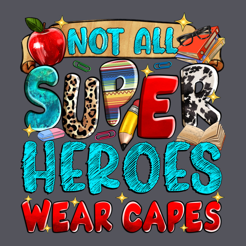 Not All Super Heroes Wear Capes Vintage Hoodie by NancyCooperArtShop | Teevron