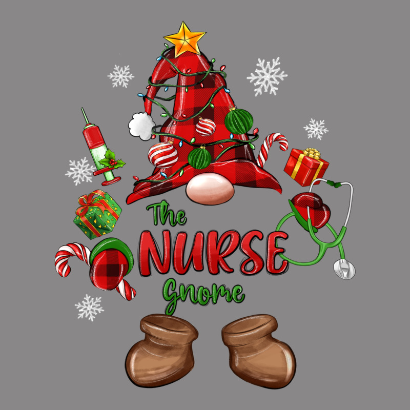 The Nurse Gnome Christmas Vintage Tee by MaliasSmallBusiness | Teevron