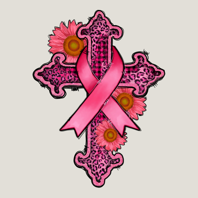 Breast Cancer Cross Heavy Core Tee by AdoDesignShop | Teevron