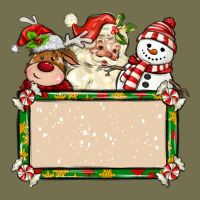 Santa Reindeer Snowman Preview And Costom Name Vintage Hoodie | Teevron