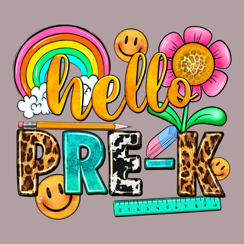 Hello Pre K Vintage Hoodie by NancyCooperArtShop | Teevron
