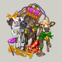 Little Cows And Mardi Gras Party Olivia Heavyweight Hoodie | Teevron