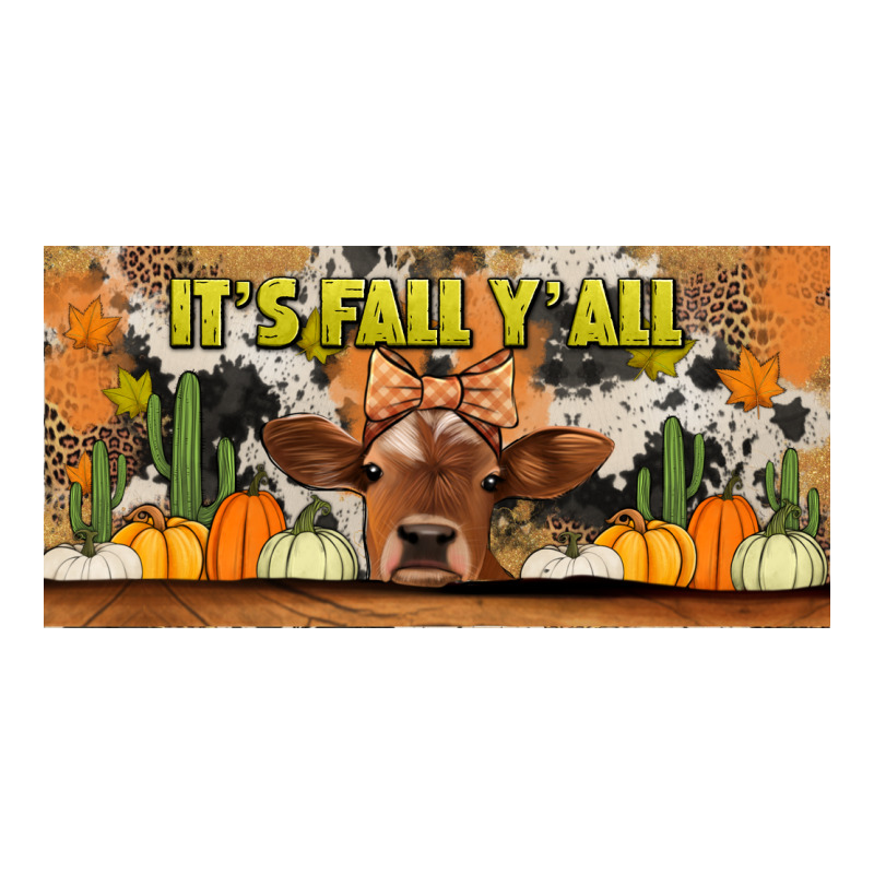It's Fall Y'all Cow Premium Tee by Jasminsmagicworld | Teevron