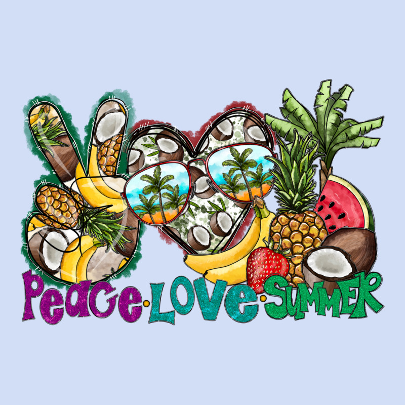 Peace Love Summer Urban Hoodie by CowhideDigitalArt | Teevron