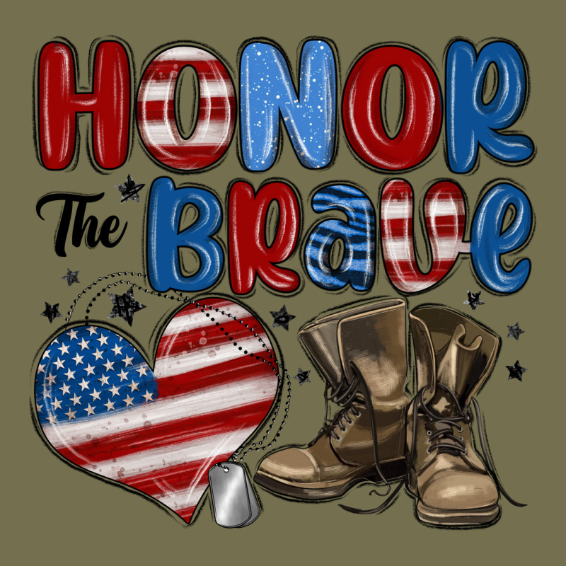 Honor The Brave Vintage Hoodie by MaliasSmallBusiness | Teevron
