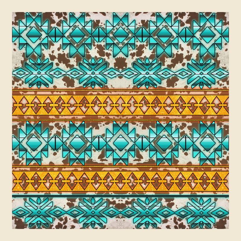 Aztec Cowhide Seamless Ladies Tee by AdoDesignShop | Teevron