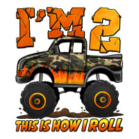 i'm two this is how i roll monster truck birthday | Teevron
