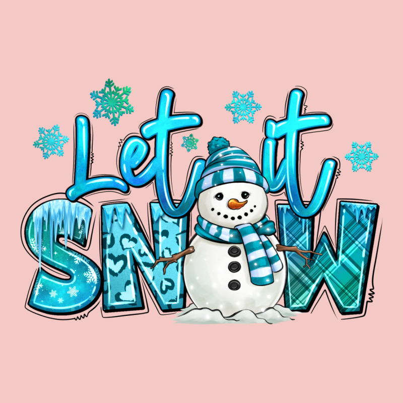 Let It Snow Winter Snowman Urban Heavy Tee by MaliasSmallBusiness | Teevron
