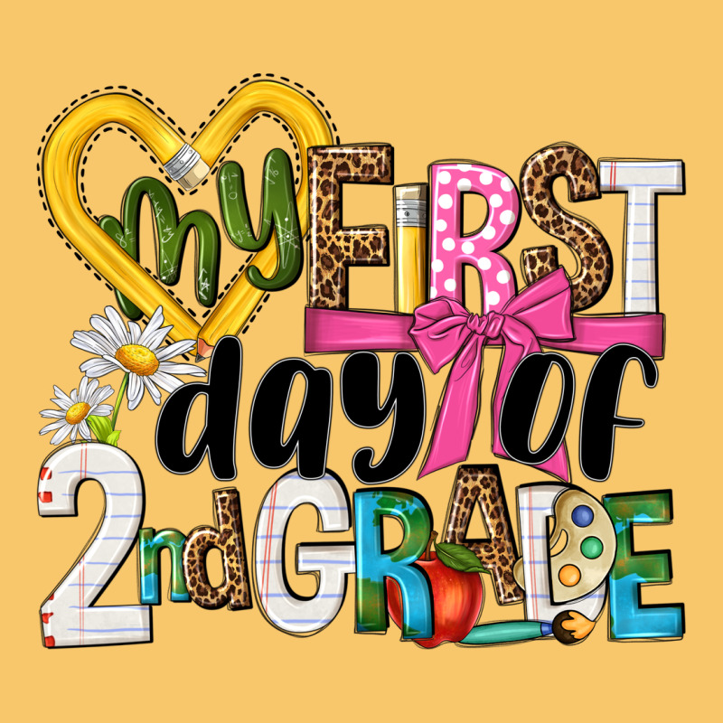 My First Day Of 2nd Grade Vintage Hoodie by NancyCooperArtShop | Teevron