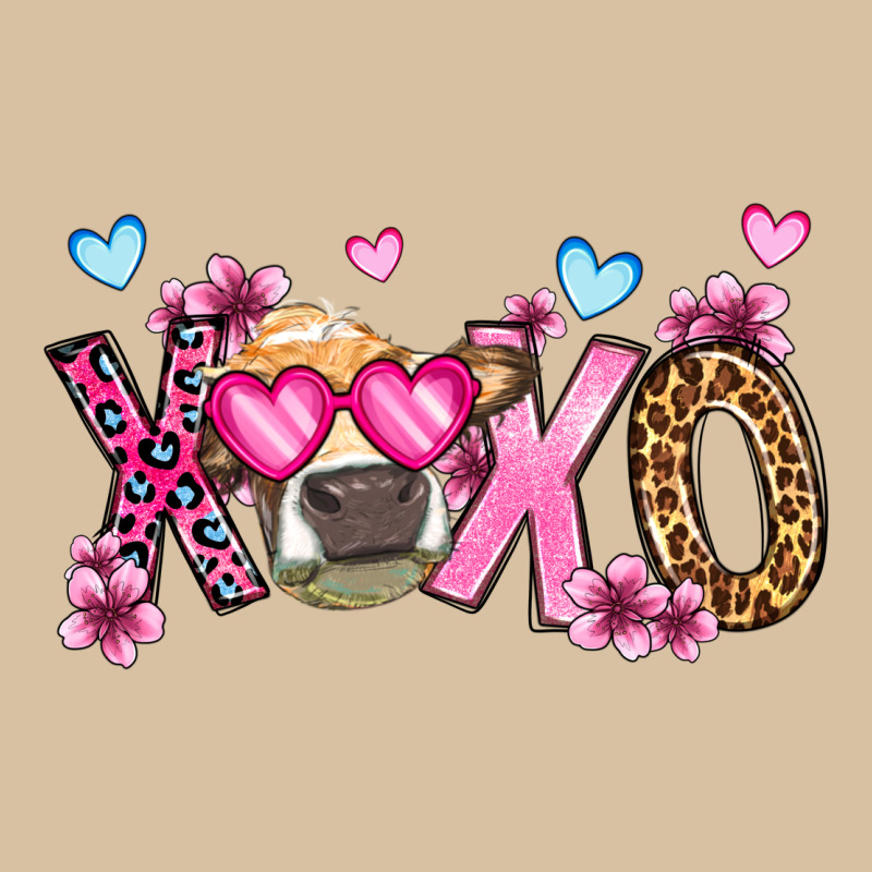 Xoxo Cow Valentine's Day Heavyweight Hoodie by OliviaCreatesArt | Teevron