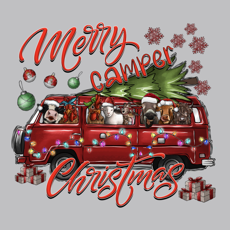 Merrycamperchristmas Long Sleeve Tee by SublimationCraftShop | Teevron