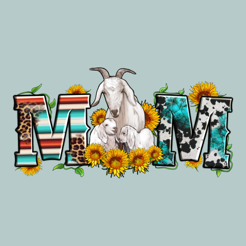 Goat Mom Serape Leopard Cowhide Goat Family Heavy Core Tee by Artiststas | Teevron