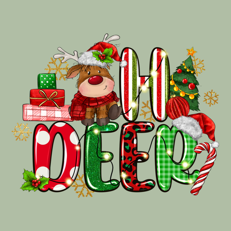 Oh Deer Reindeer Urban Heavy Tee by MaliasSmallBusiness | Teevron