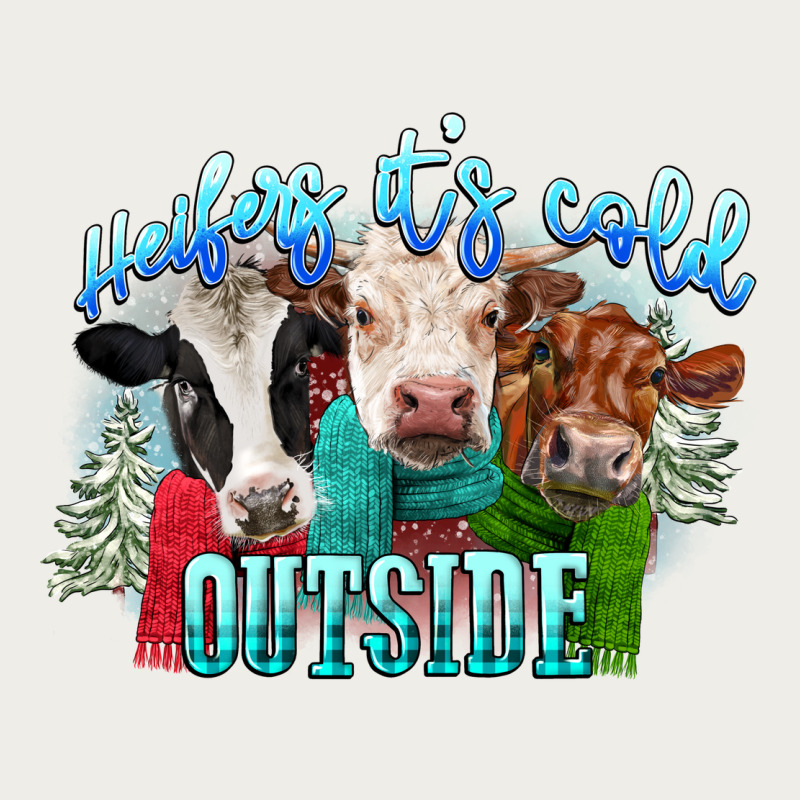 Heifers Its Cold Outside Zipper Hoodie by CowGirlArtShop | Teevron