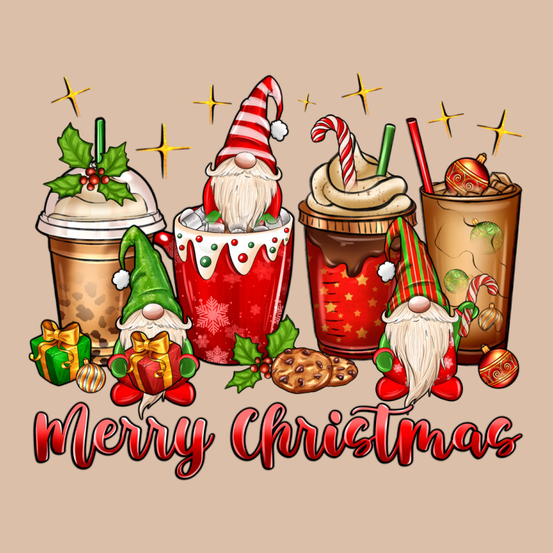 Merry Christmas Gnomes Coffee Cups Urban Heavy Tee by MaliasSmallBusiness | Teevron