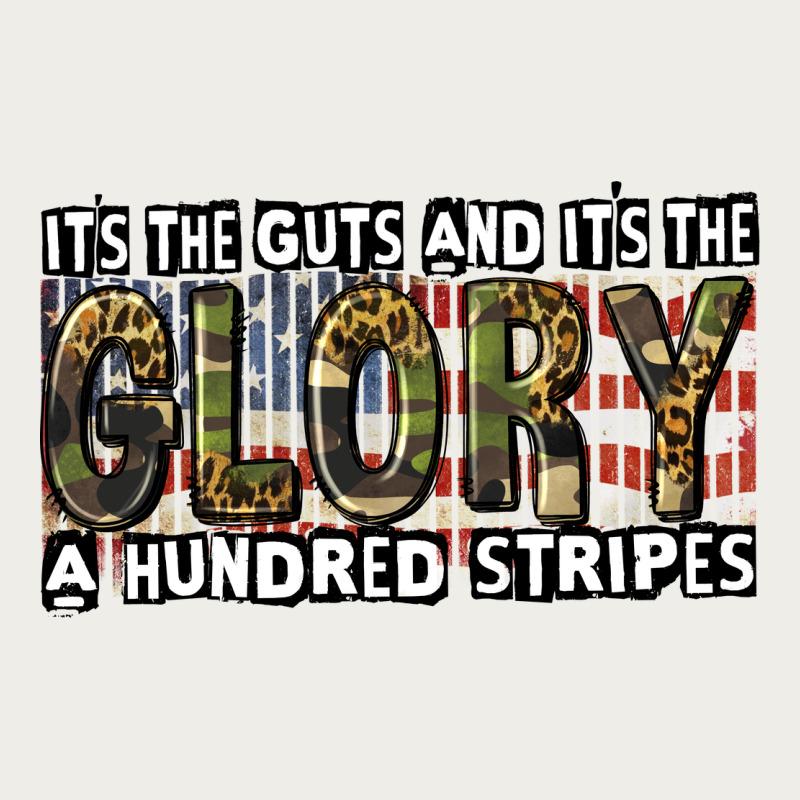 Its The Guts And Its The Glory A Hundred Stripes Zipper Hoodie by CowGirlArtShop | Teevron